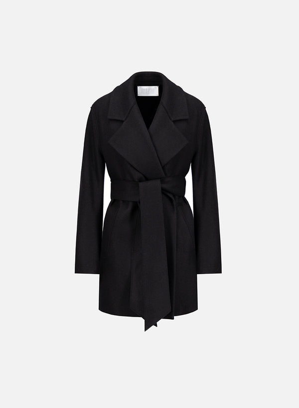ZYXTIM Men's Wool Blend Pea Coat Notched Collar Single