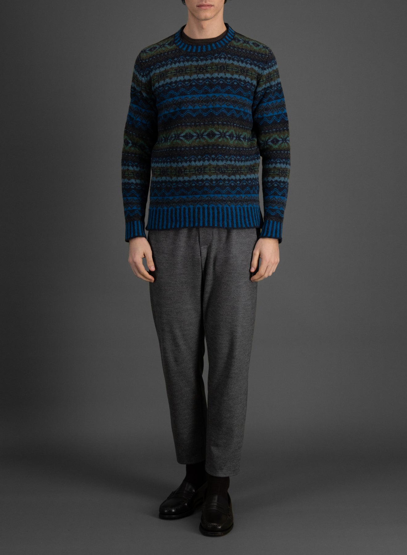 Brodie sweater 100% soft shetland wool