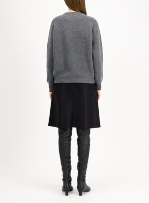 Raglan crew neck sweater - crafted with Todd and Duncan Superfine Lamb’s wool yarn