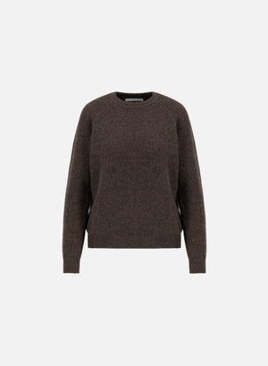 Raglan crew neck sweater - crafted with Todd and Duncan Superfine Lamb’s wool yarn