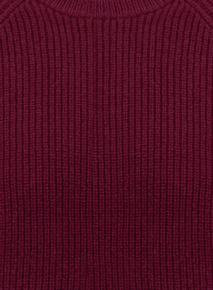 Raglan crew neck sweater - crafted with Todd and Duncan Superfine Lamb’s wool yarn