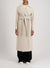 Long maxi coat pressed wool