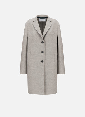 Topcoat pressed wool