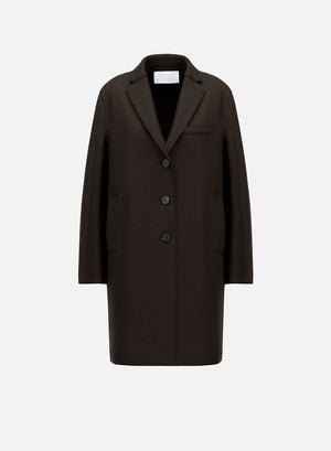 Topcoat pressed wool