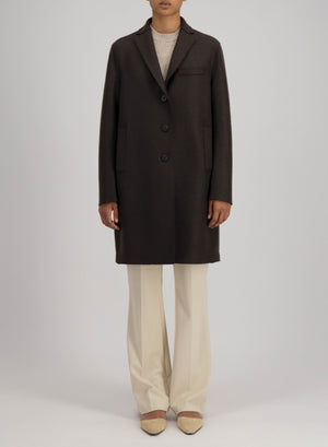 Topcoat pressed wool