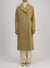 Military coat in pressed wool