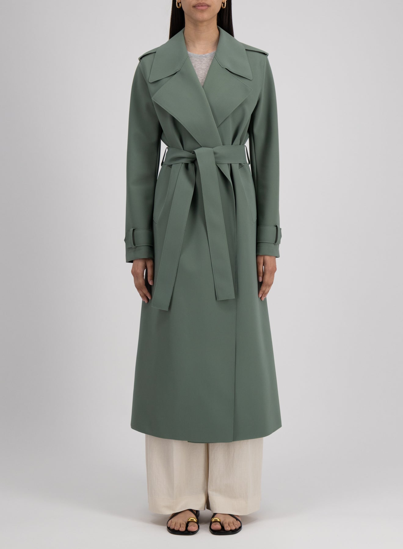 コート Harris Wharf London COAT (A1277PJT 430) Long trench scuba - Harris Wharf London .com