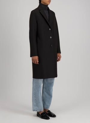 Overcoat pressed wool