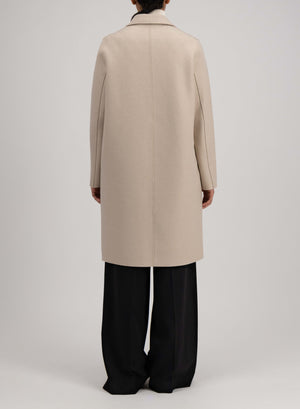 Overcoat pressed wool