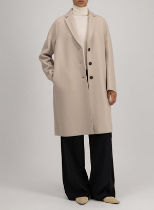 Overcoat pressed wool