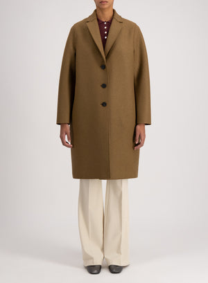 Overcoat pressed wool