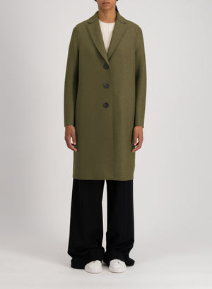 Overcoat pressed wool