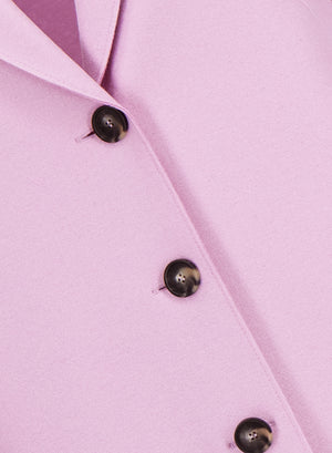 Overcoat in light pressed wool