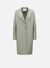 Overcoat in light pressed wool