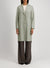 Overcoat in light pressed wool