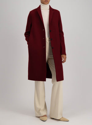 Overcoat cashmere crafted with Loro Piana fabric