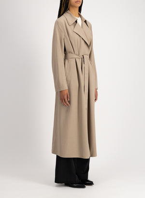 Long trench rayon