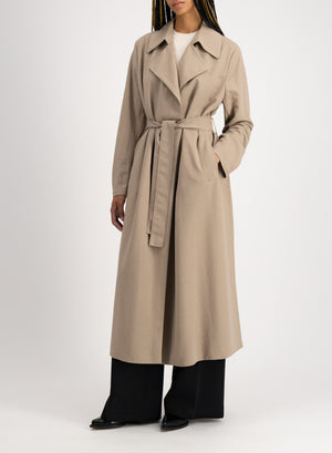 Long trench rayon