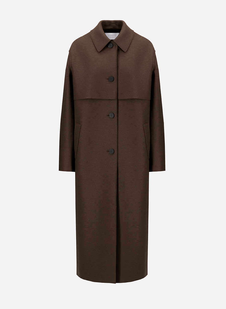 美品✨HARRIS WHARF LONDONウールドロップショルダーコート 美品✨HARRIS WHARF LONDONウールドロップショルダーコート