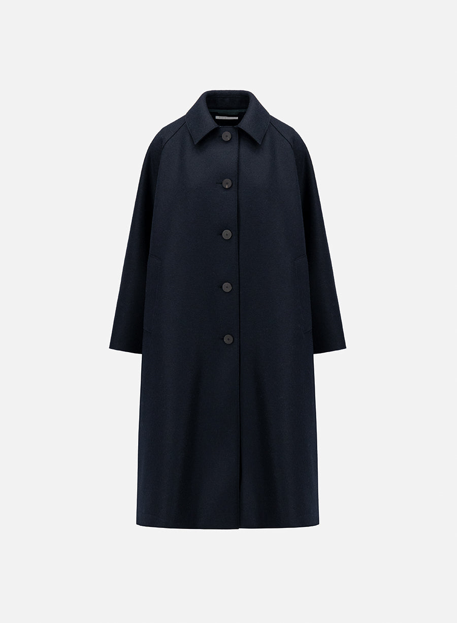 コート Harris Wharf London COAT (A1275MLK 120) Military coat in pressed wool - Harris Wharf London .com