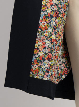 Balmacaan pressed wool with quilted lining