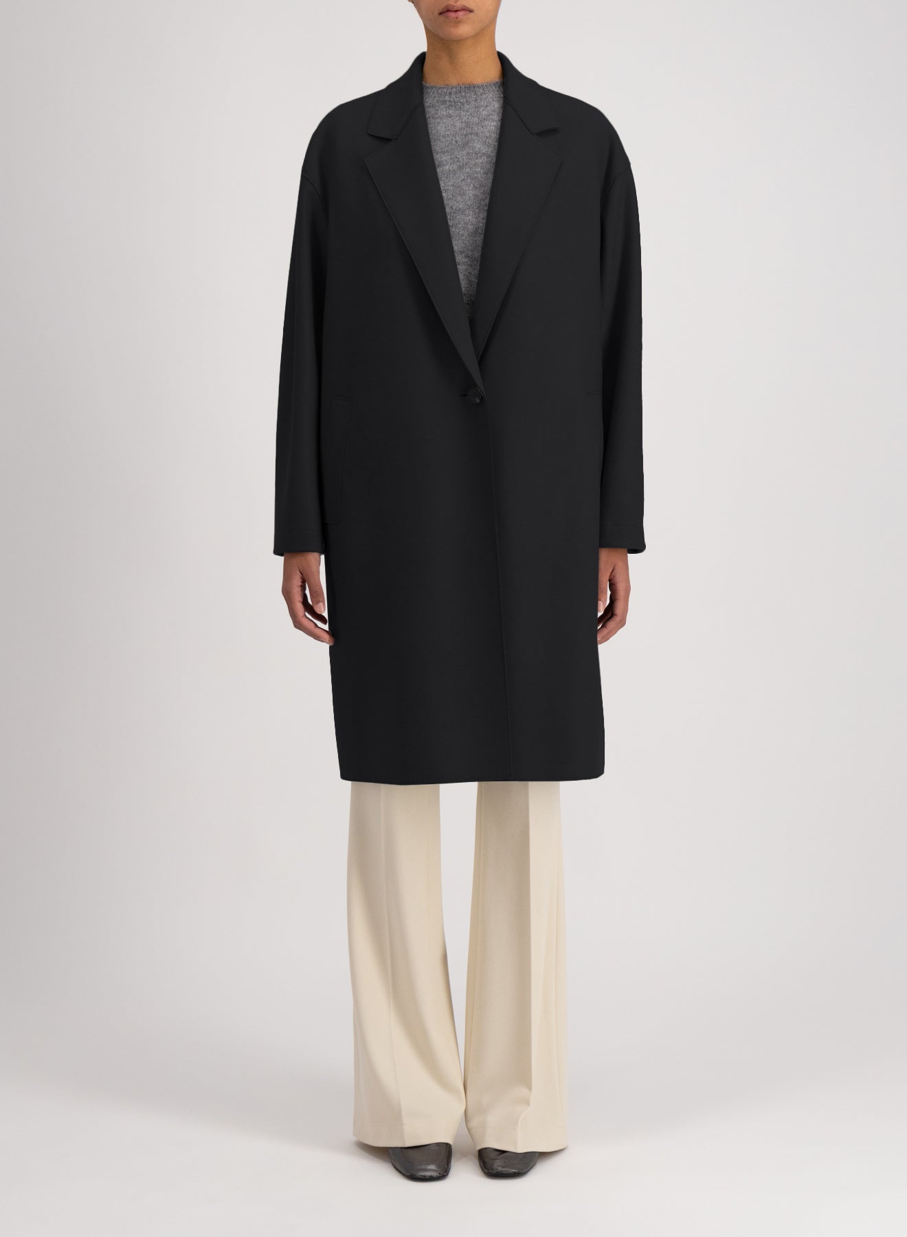 ジャケット・アウター Fabric in Italy Cashmere Super Long Coat Amazon.com: Cashmere Boutique 100% Pure Cashmere Knee Length