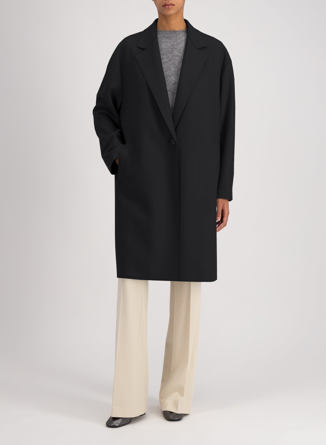 Ameri　CHARME FLARE LONG COAT Ameri CHARME FLARE LONG COAT