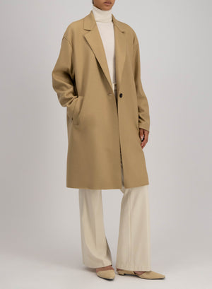 Oversized coat cashmere blend