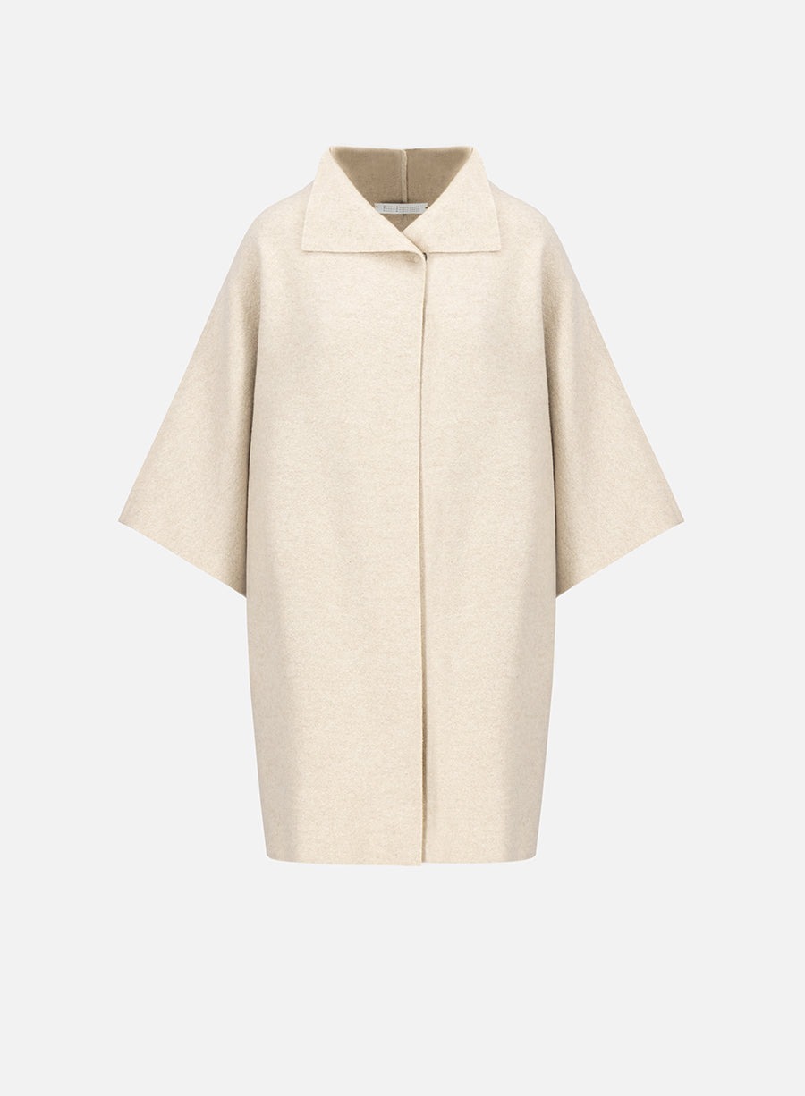 Kimono mantle cashmere crafted with Loro Piana fabric