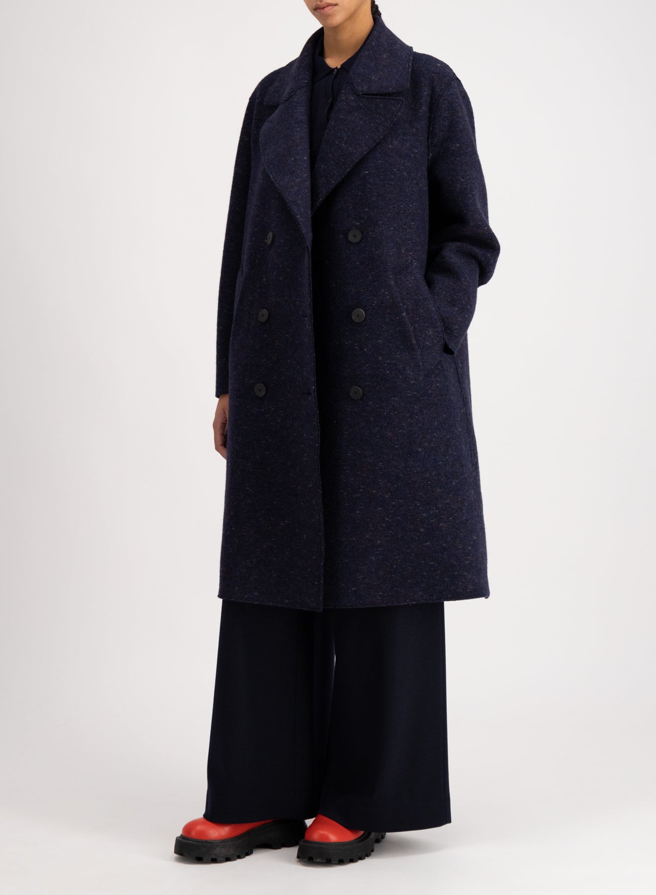 Sailor coat boiled wool