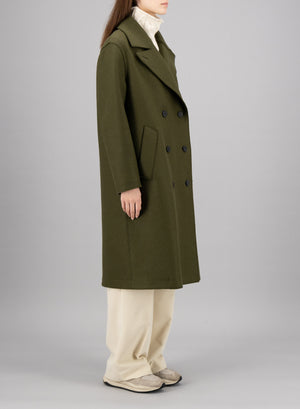 Sailor coat pressed wool