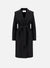 Midi coat in  flannel cashmere crafted with Loro Piana fabric