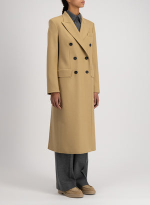 Tailored coat cashmere blend