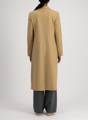 Tailored coat cashmere blend