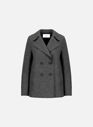 Peacoat pressed wool