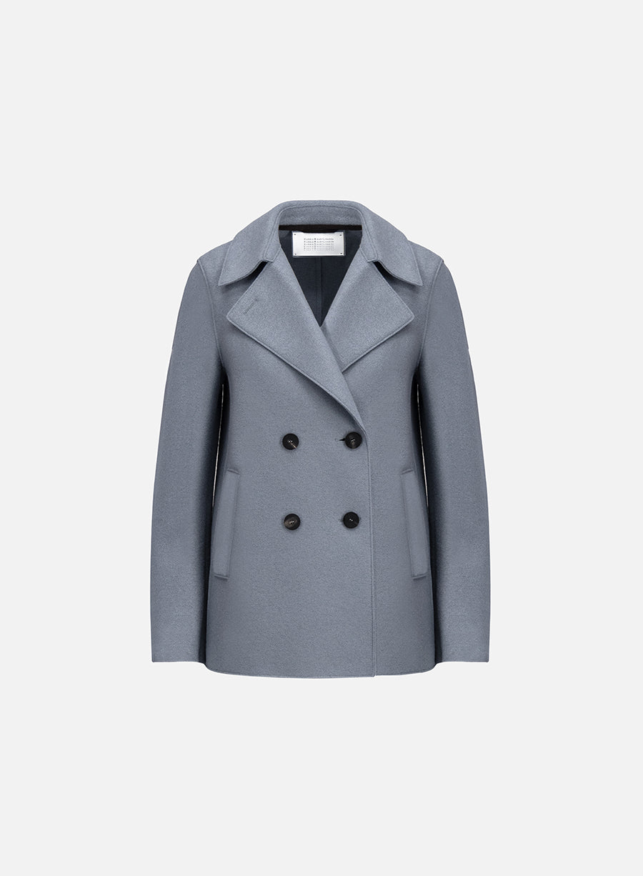 Peacoat pressed wool