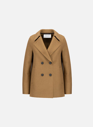 Peacoat pressed wool