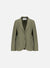 Stand up collar blazer honeycomb crafted with Loro Piana fabric