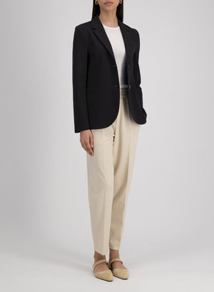 Boyfriend blazer in techno viscose