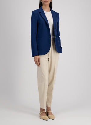 Boyfriend blazer in techno viscose