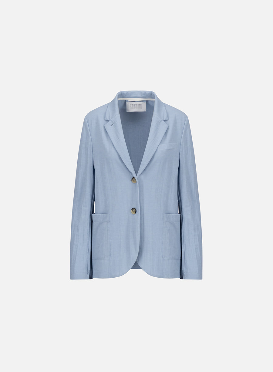 スーツ HARRIS WHARF LONDON Women Suit Jackets A3502PXL358 Blue Harris Wharf London single-breasted Blazer | Blue | FARFETCH