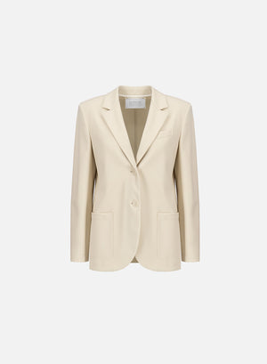 Boyfriend blazer in techno viscose