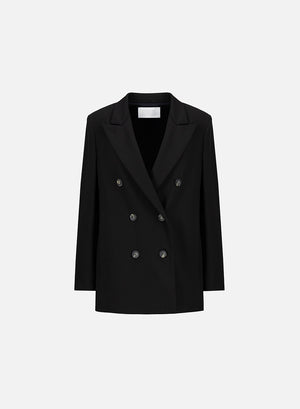 slouchy peacoat techno viscose