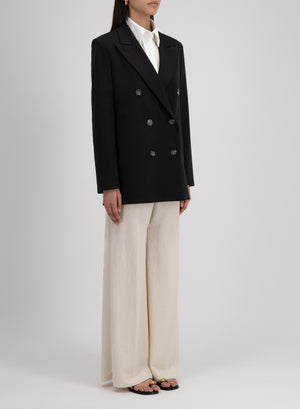 slouchy peacoat techno viscose