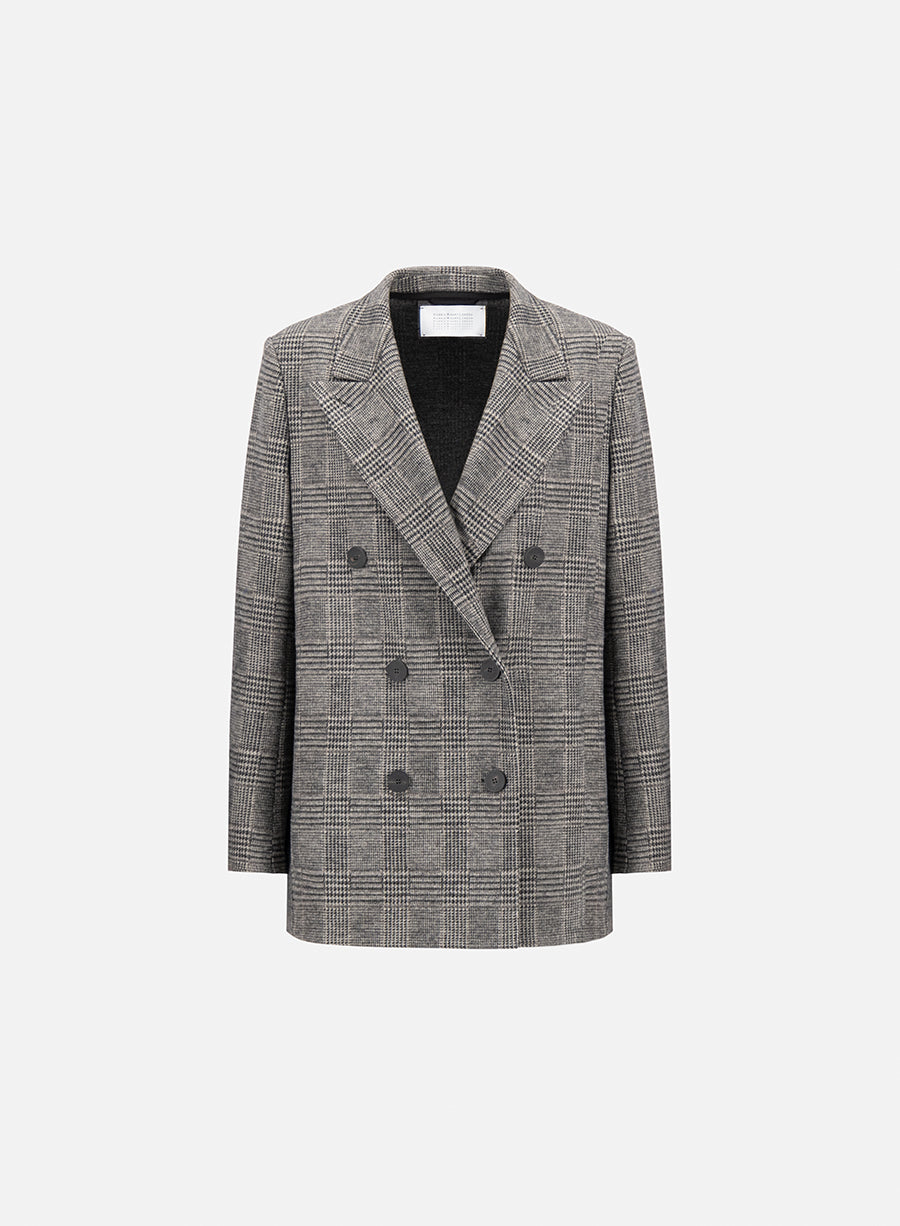 Slouchy peacoat p.o.w. crafted with Loro Piana fabric