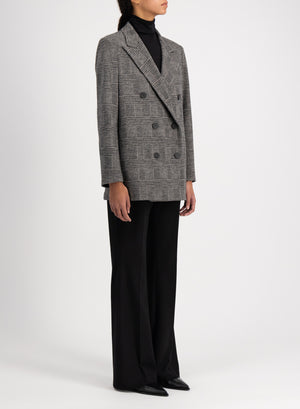 Slouchy peacoat p.o.w. crafted with Loro Piana fabric