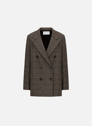 Slouchy peacoat p.o.w. crafted with Loro Piana fabric