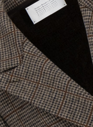 Slouchy peacoat p.o.w. crafted with Loro Piana fabric