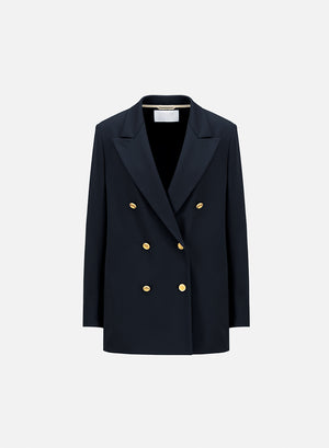 Slouchy peacoat techno viscose