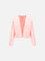 Kimono cropped cardigan light pressed wool